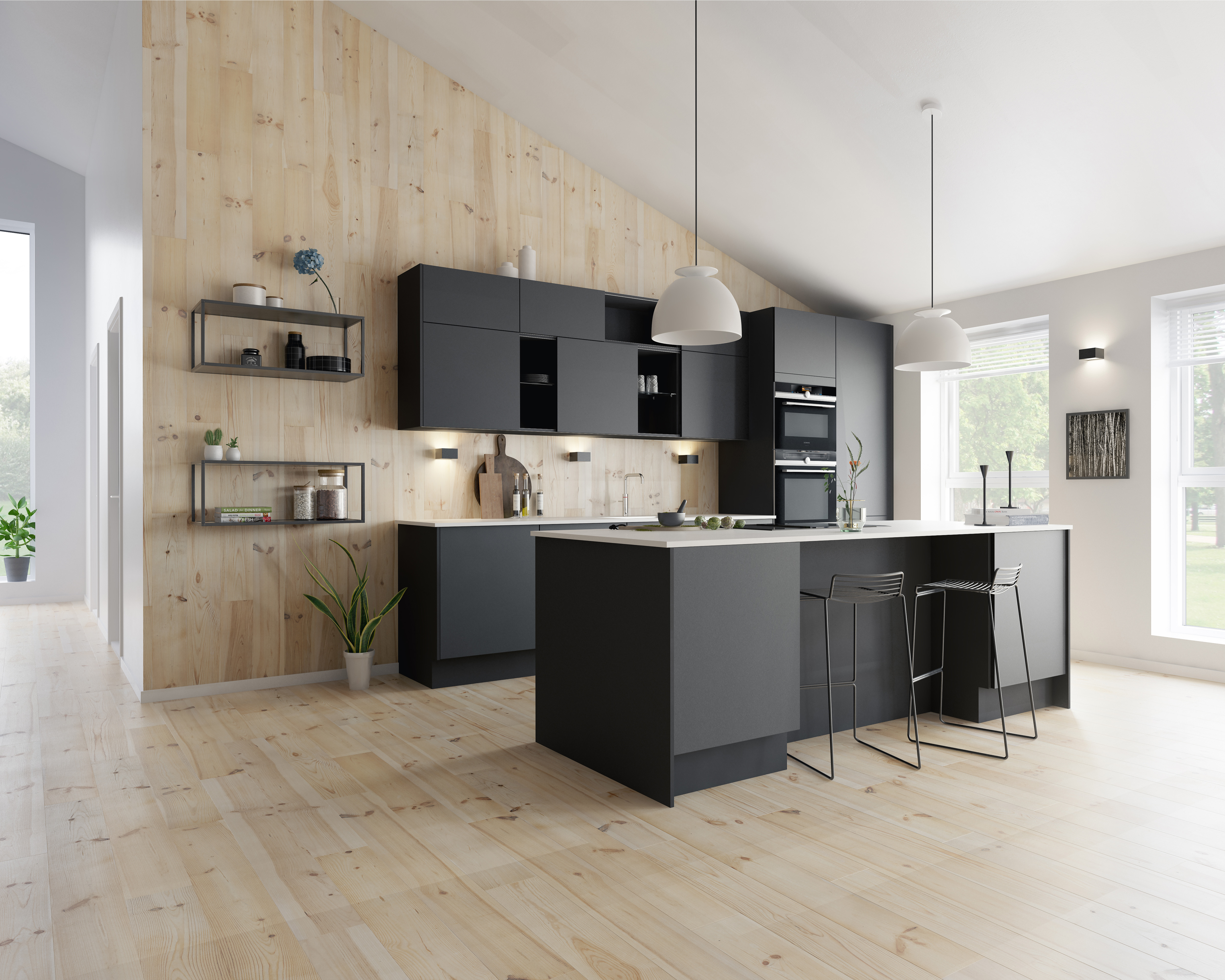 Inspiration indretning med køkkenø | Designa Køkken