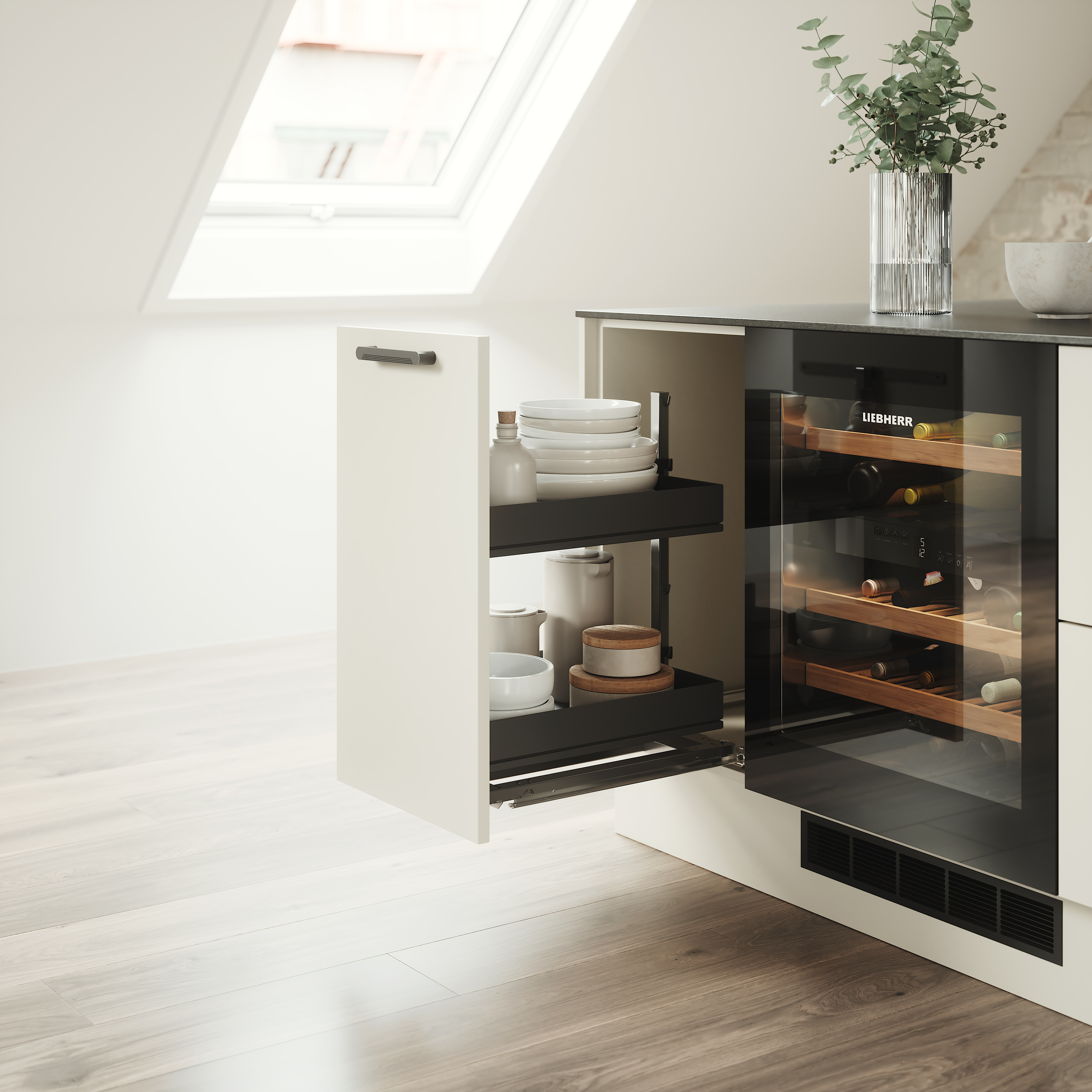 Silk by Designa køkken i beige