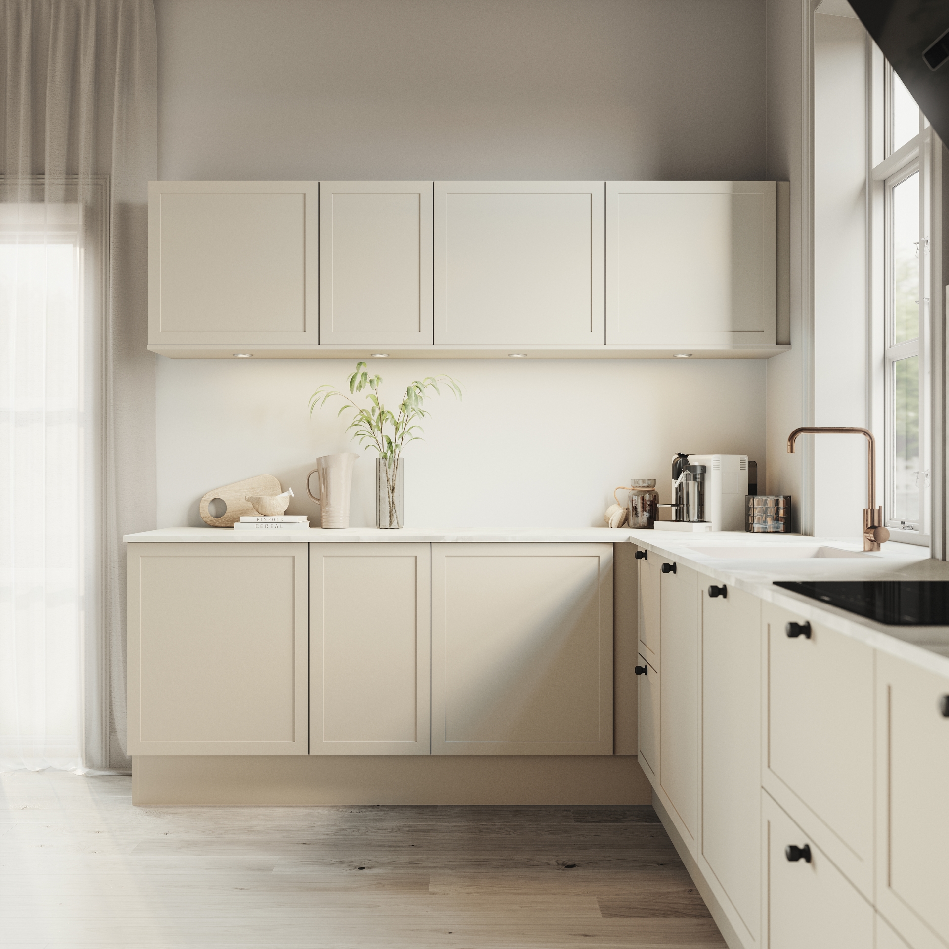Classic by Designa køkken beige ramme