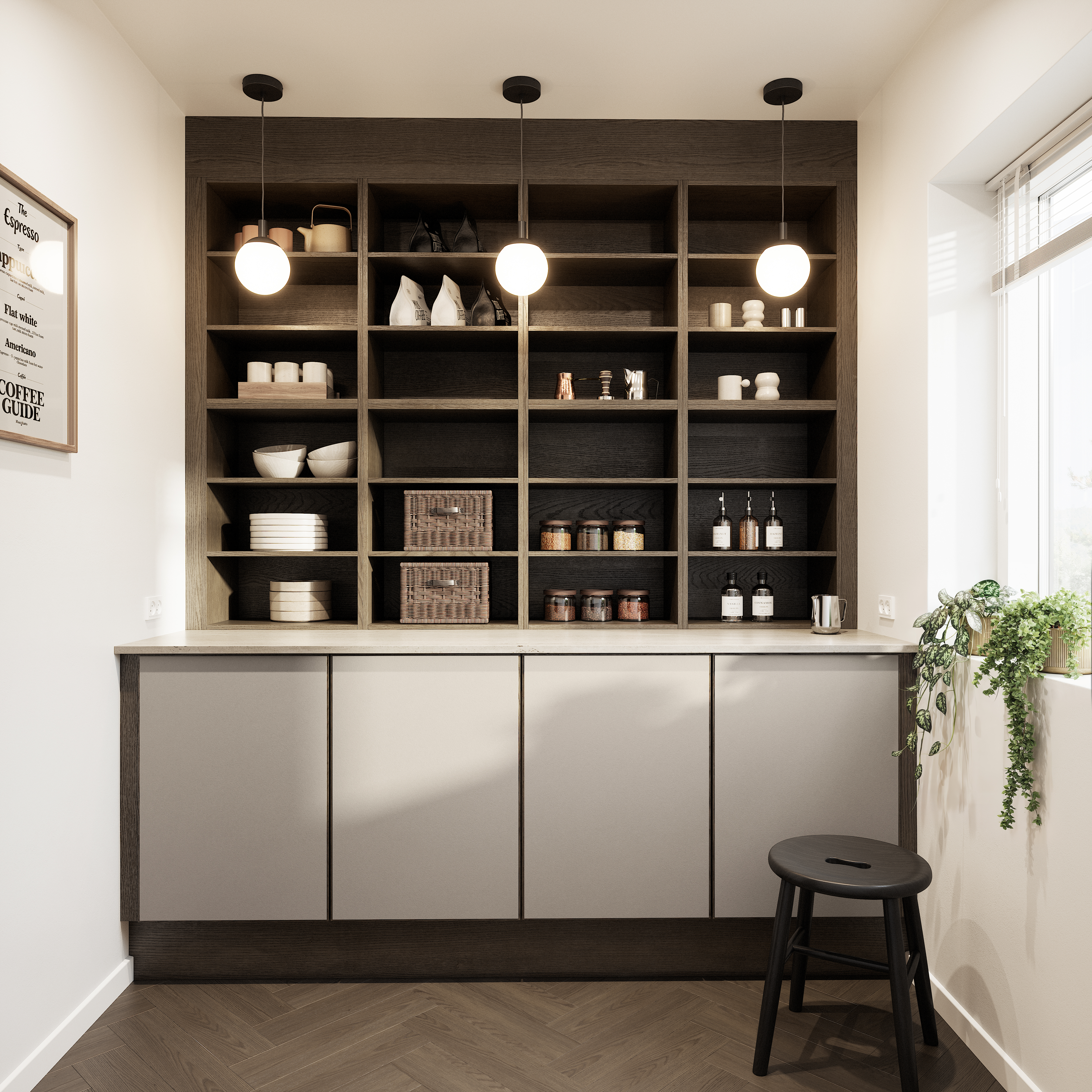 Få større kreativ frihed i indretningen. Reoler, frisider, gavle og hylder tilpasses dine rum - ikke omvendt.