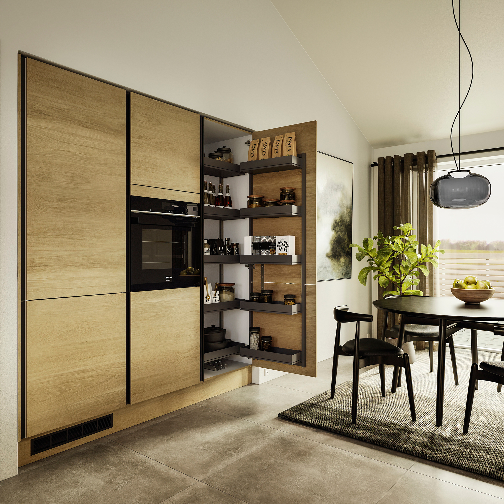 Nature by Designa køkken i eg