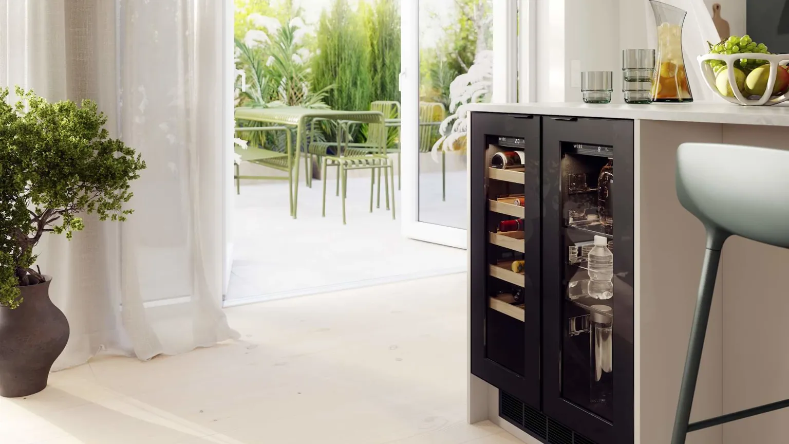 Modern by Designa køkken i beige laminat