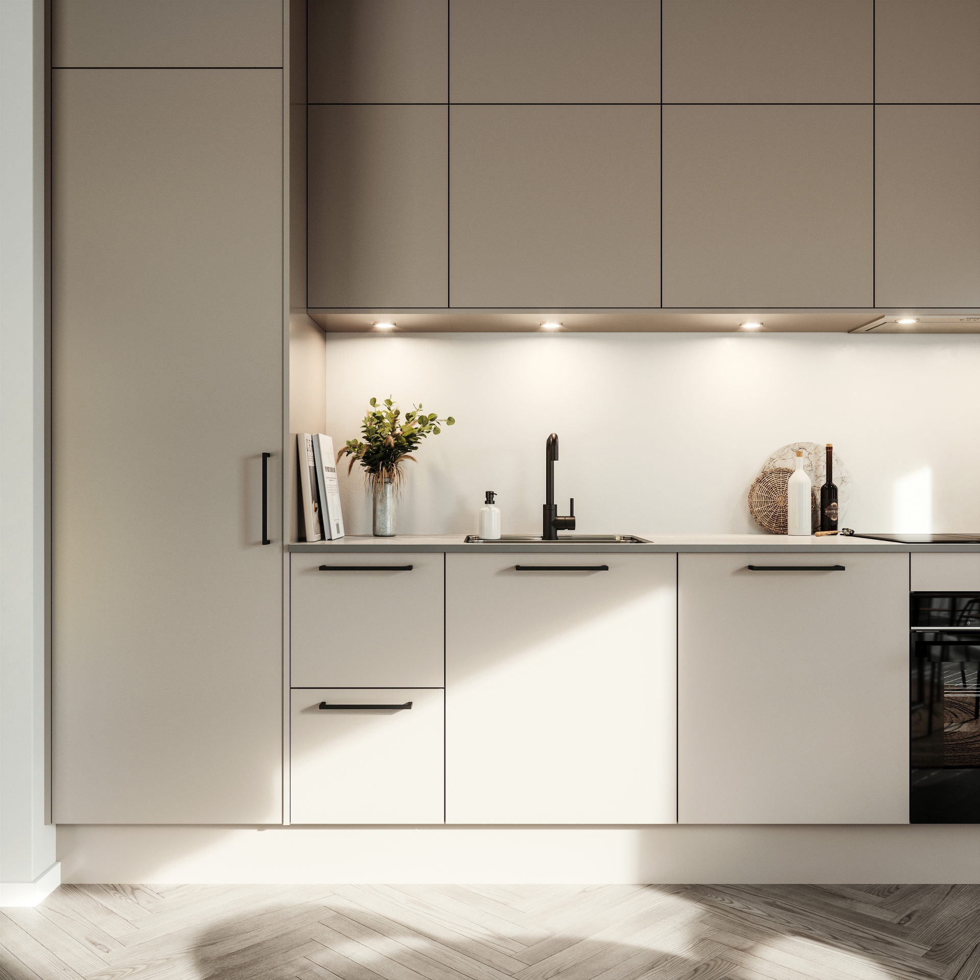 Modern by Designa køkken i beige