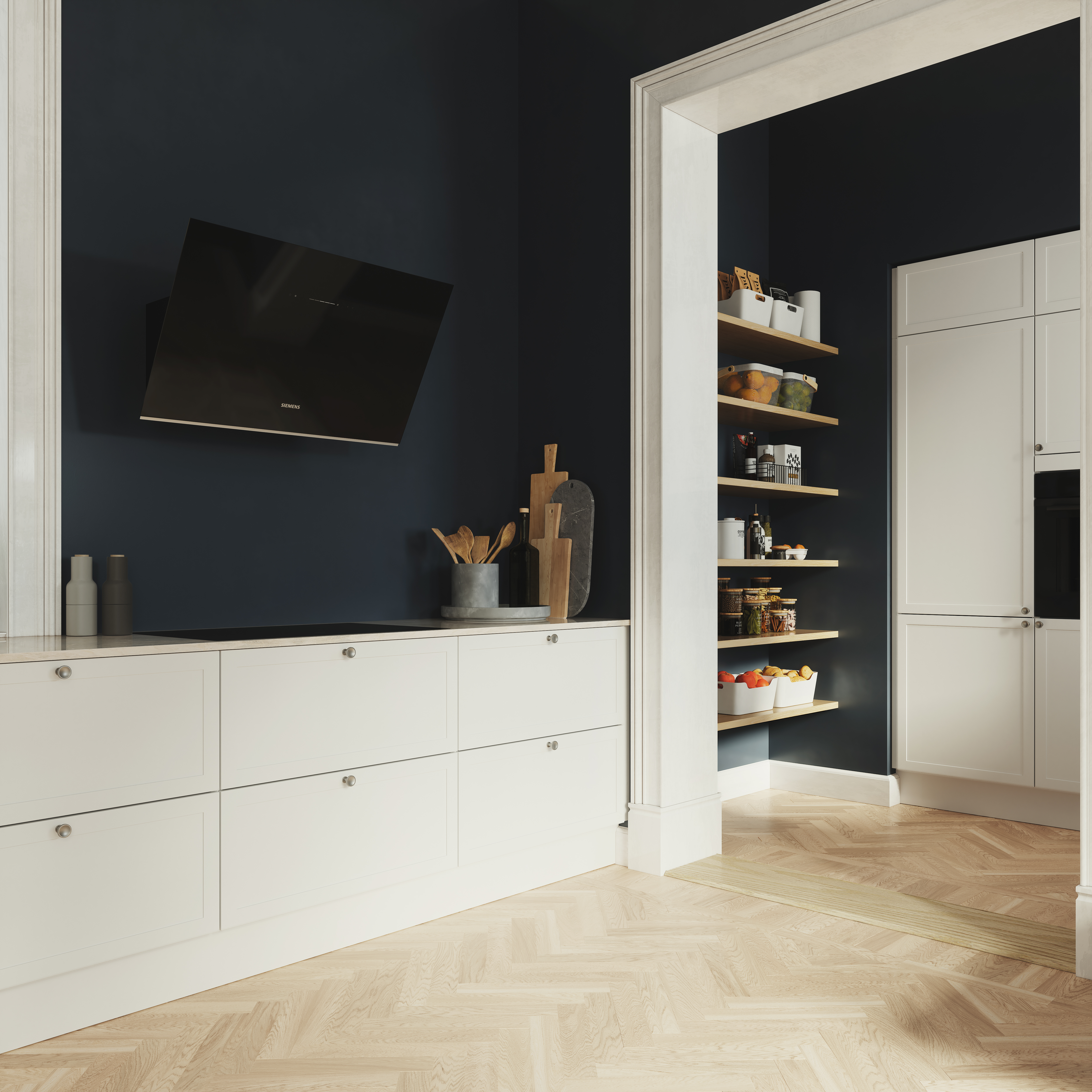 Classic by Designa køkken i hvid ramme