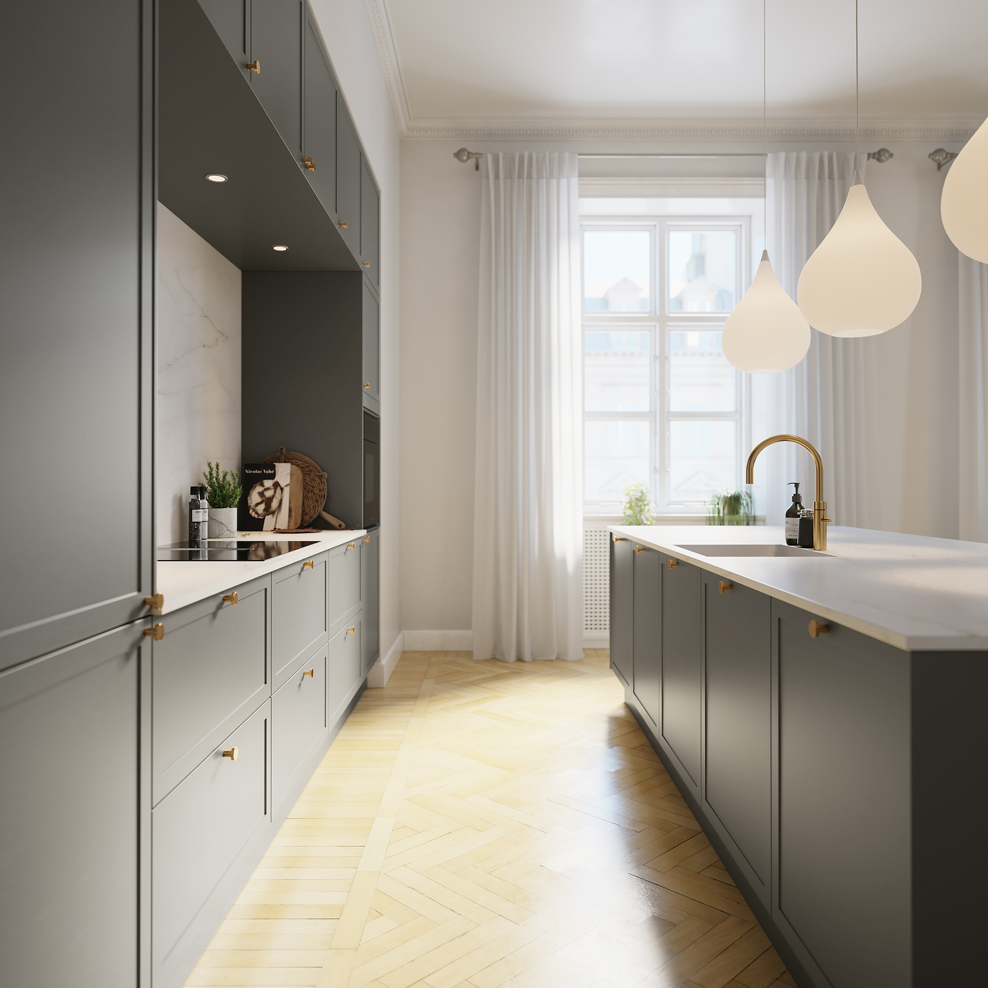 Forném historiens klassiske rammer med moderne indretningstwist