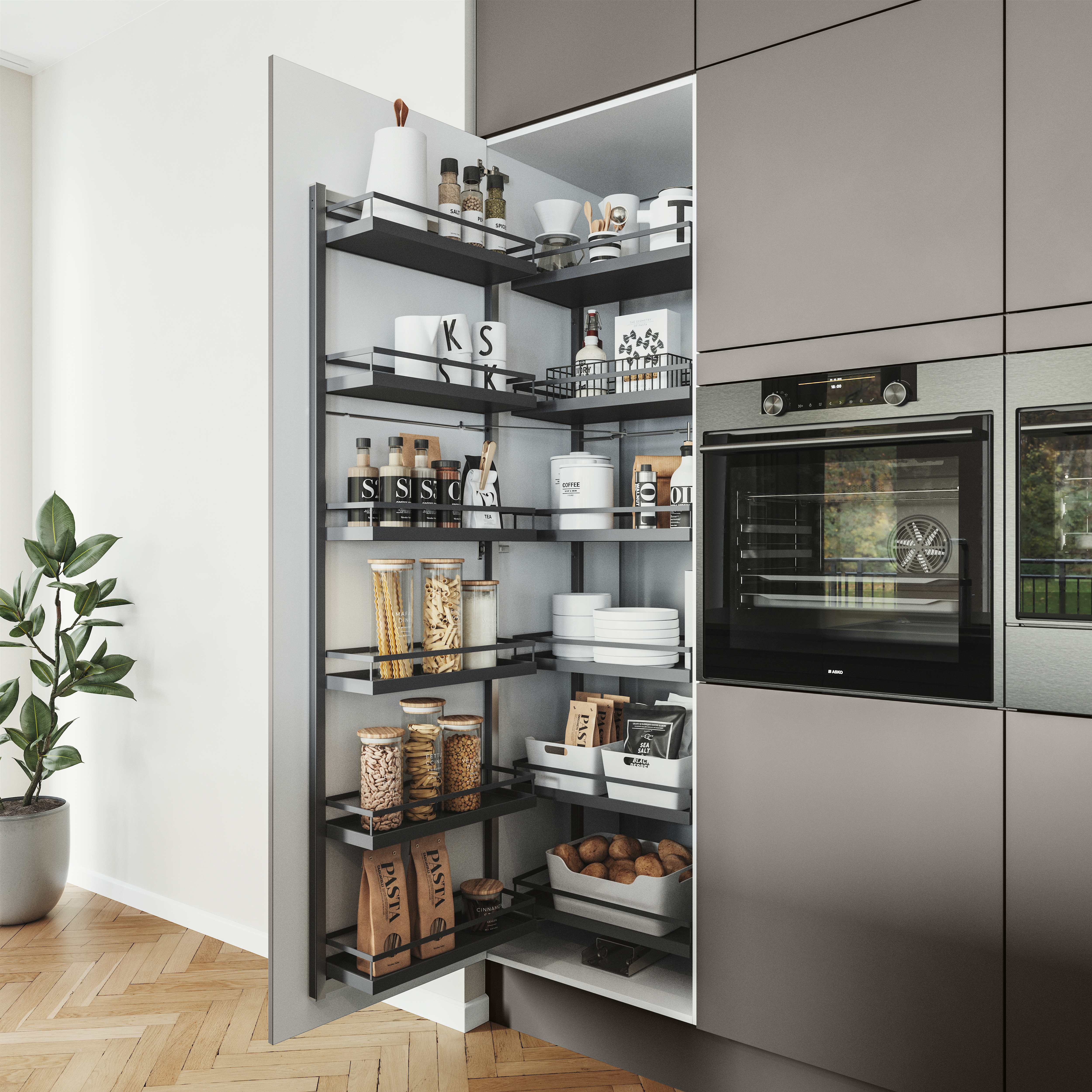 Silk by Designa grå