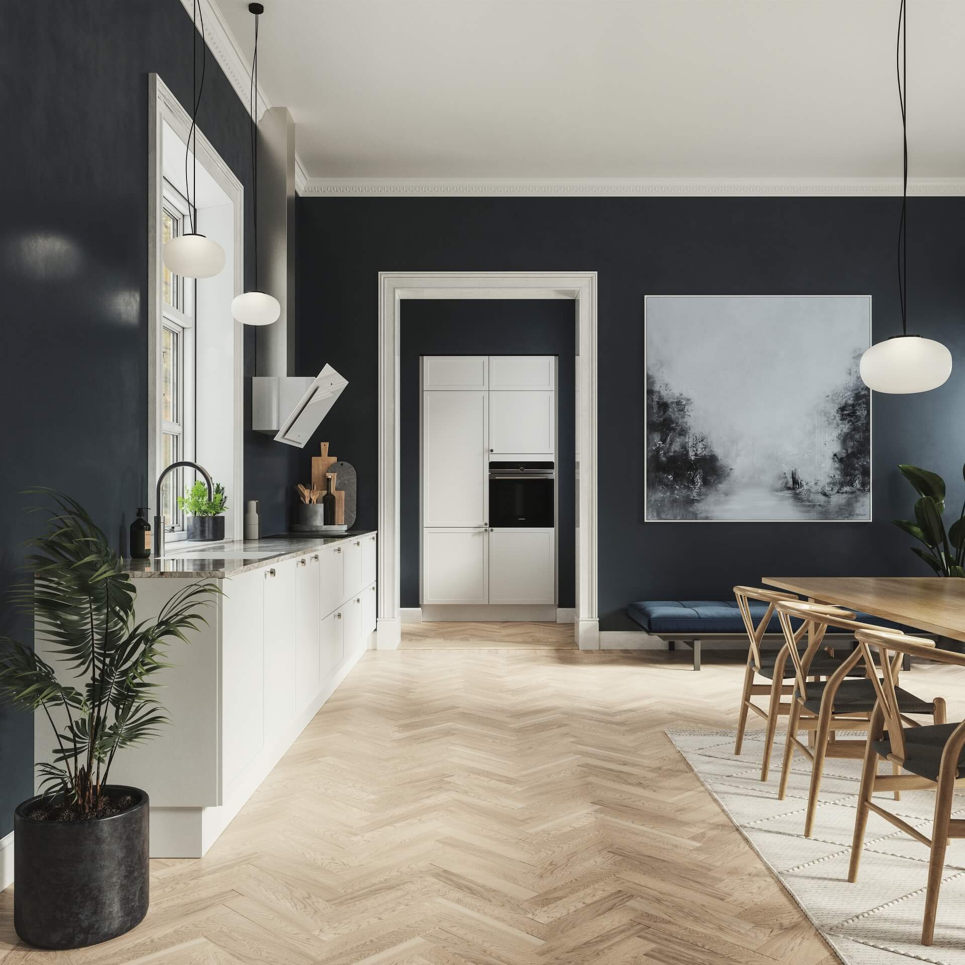 Classic by Designa hvidt køkken